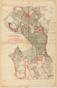 Plan for Seattle Park System 1908